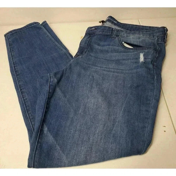 GAP Denim - GAP BLUE DENIM DENIM LEGGINGS PLUS SIZE 18, INSEAM 30.5"